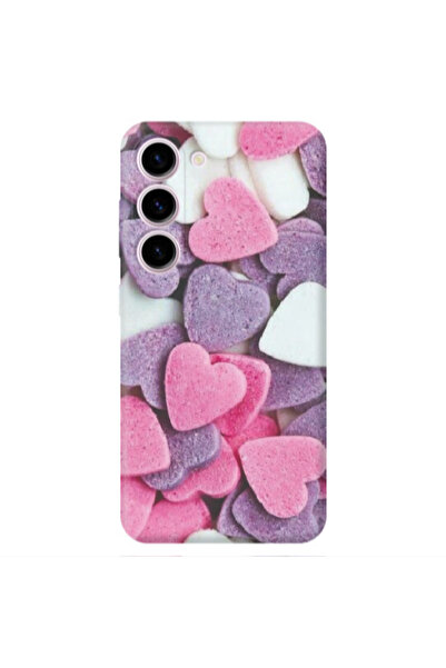Other Samsung S23 Plus Sponge Hearts Transparent Silicone TPU Θήκη