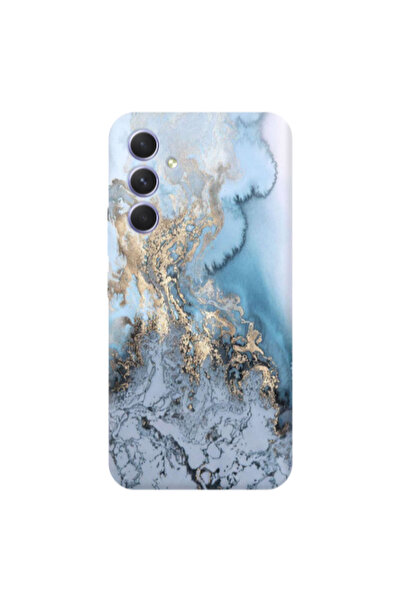 Other Samsung S25 PLUS Marble Gold Design Transparent Silicone TPU Θήκη