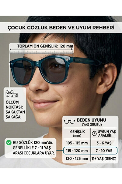 funeyes Blue Children's Sunglasses Polarized Acetate Flexible Break-Resistant...