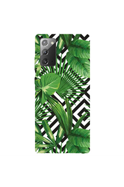 Other Samsung Note 20 Green Laves arrow Transparent Silicone TPU Θήκη