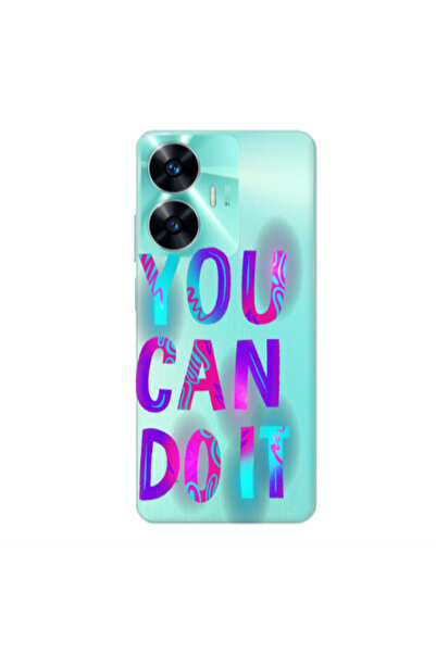 Other Realme C55 You Can Doit Transparent Silicone TPU Θήκη