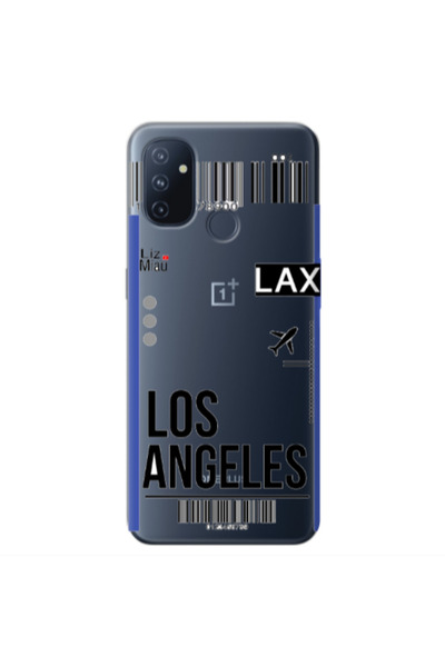 Other Oneplus Nord 100 Los angeles Transparent Silicone TPU Θήκη