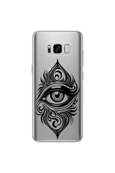 Other Samsung S8 Eye patterned drawing Transparent Silicone TPU Θήκη