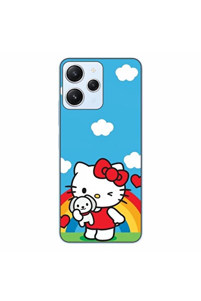 OEM Θήκη συμβατή με Xiaomi Redmi 12 4G Σιλικόνης TPU με σχέδιο Hello Kitty Ου...