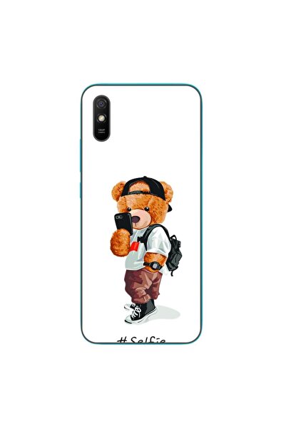 OEM Husa compatibila cu Xiaomi Redmi 9A Silicon Gel Tpu Model Bear Teddy Selfie