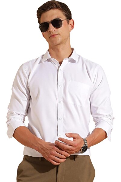 Generic FYLTR Men's Tuxedo Shirt, Long Sleeve, Cotton, Regular Fit, Moonlit W...