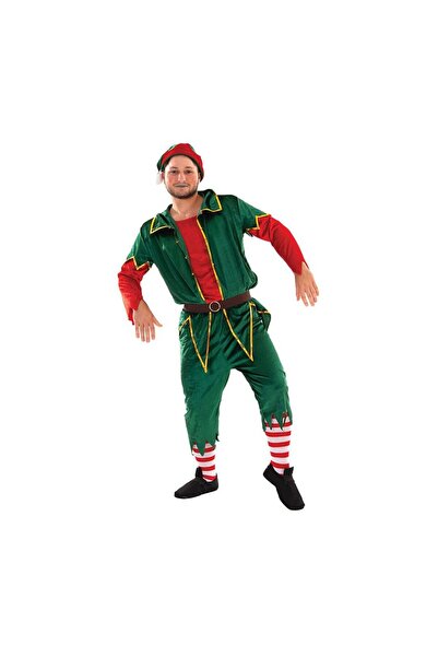 Fun Fashion Χριστουγεννιάτικη Στολή Ξωτικού Πολυτελείας