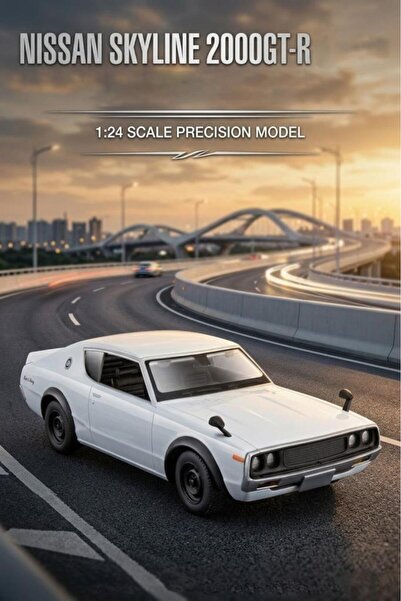 Tıfıl Toys Maisto Licensed Metal 1973 Nissan Skyline 2000Gt-R 1:24 Model Car ...