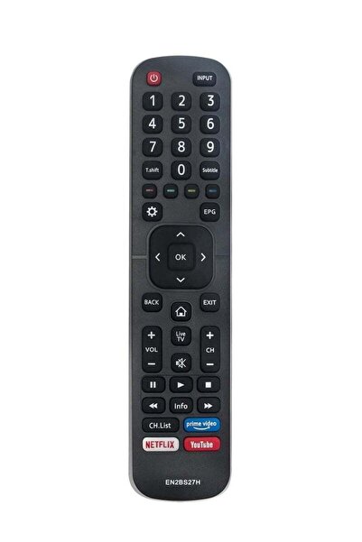 Generic جهاز تحكم عن بعد بديل PopZa EN2BS27H لتلفزيونات هايسنس الذكية 4K UHD