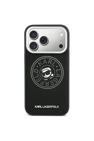 Karl Lagerfeld Husă Sketch MagSafe iPhone 17 Pro Max Negru