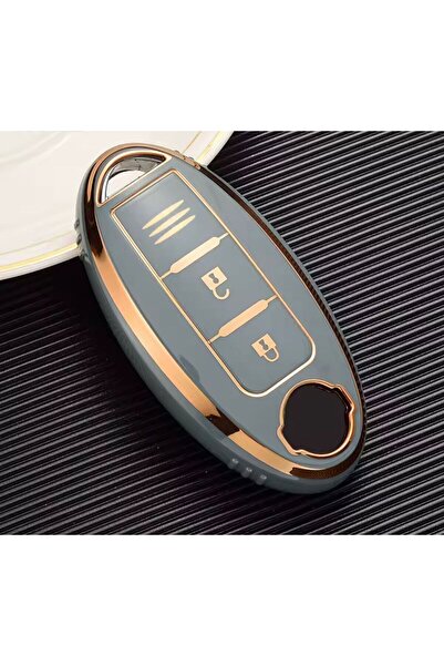 AYZ GARAGE Nissan Tpu Material Gray Key Case