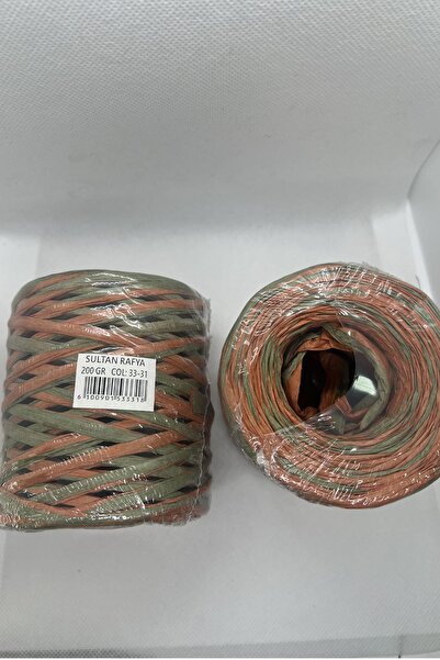 hobi dünyası evim 1 Adet İthal Rafya Kapıt İp 200 Gram Çanta Şapka İpi - Renk...