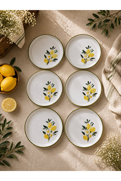Yasvera Ceramics 6’lı pasta tabağı
