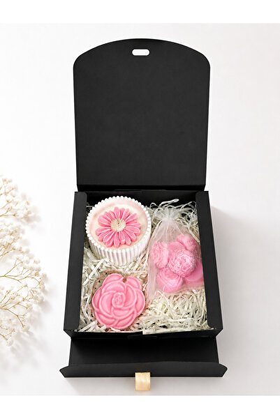 OEM Premium floral scented gift Top Bottom Set - 80g scented candle, 25g wax ...