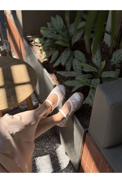 MARCATELLI Beyaz Nakışlı Espadril