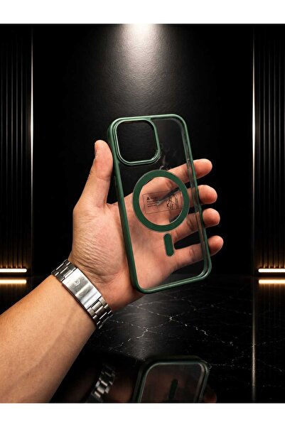 iphone 12 promax kılıf magesafe uyumluşeffaf darbe emici