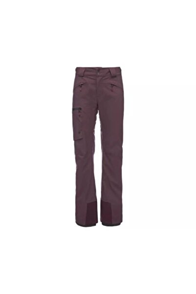 BLACK DİAMOND Hiking Pants Women's Insulated Boundryline Pant - L - Burgundy