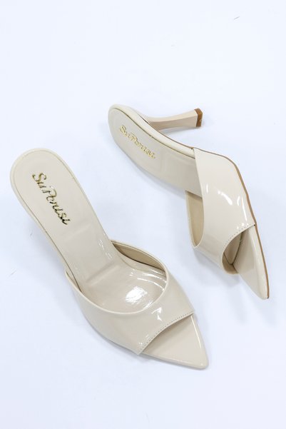 kajal ayakkabı SUP 3750 İnce Topuklu Stiletto Terlik