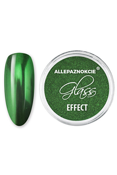 E-Unghii Pigment GLASS EFFECT - Green