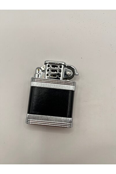 Hunter Lüks Metal Çakmak Taşlı Çarklı Alevli Deri Desenli Vintage Premium Tas...