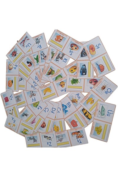 Store renklidünyalr Yaz-sil Ses Kartları Görsel Destekli Laminasyonlu (PVC Ka...