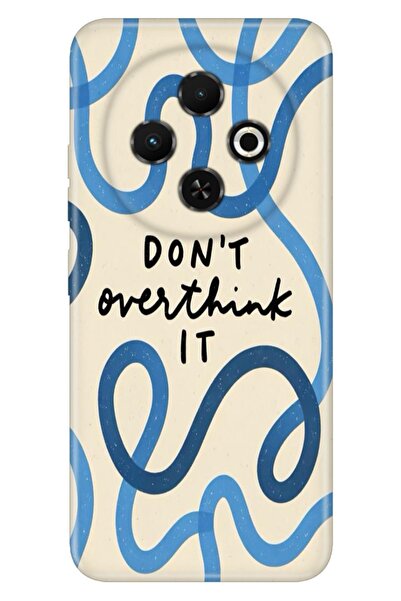 TECNO Spark 30C (KL5n) Kılıf Overthink Temalı Desenli Darbe Emici Silikon