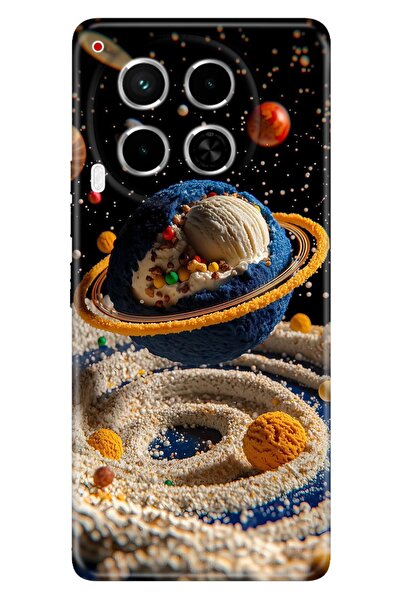 TECNO Camon 30 (CL6) Kılıf Yapay Boşluk Temalı Desenli Darbe Emici Silikon