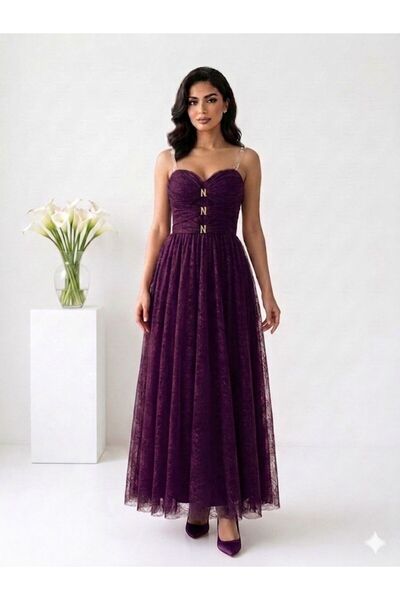 DAY BY DAY Women's Lace Evening Dress