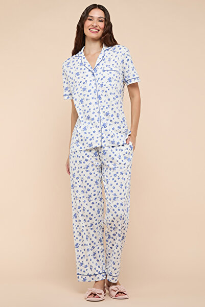 R&B Floral Printed Pyjama Set