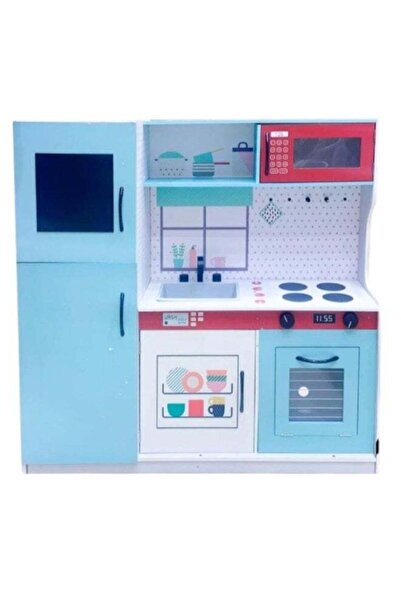 Star Kids Integrated Wooden Dream Kitchen for Kids Modern Design with Cheerfu...