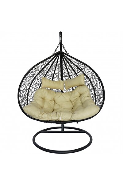 DE HOME Leagan tip cuib DeHome Joy 300 dublu cu suport si perna incluse greut...