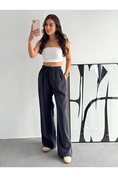 HepsitrentStore Mass Dutt Slim Casual Drawstring Regular Pants