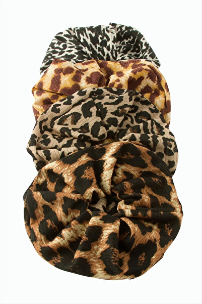 Eco Lounge Leopard Patterned Baguette Buckle 13 cm