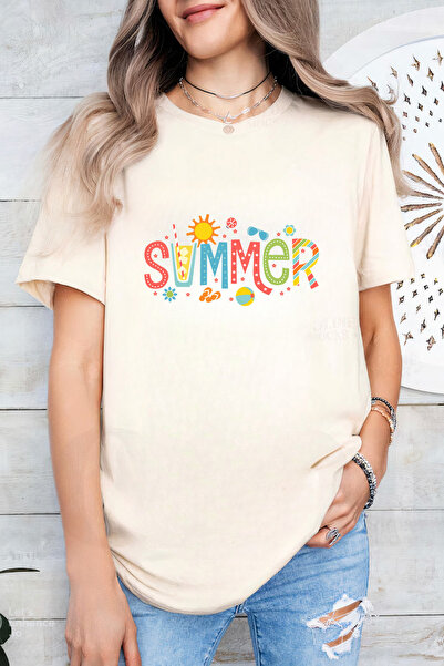 Sarah's Boutique Women's T-shirt – 100% cotton – Summer Icons