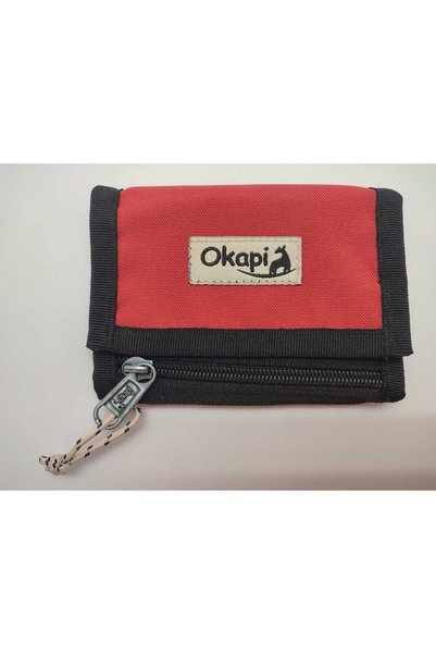 Okapi (OKP-117/R) FERMUARLI CÜZDAN KIRMIZI