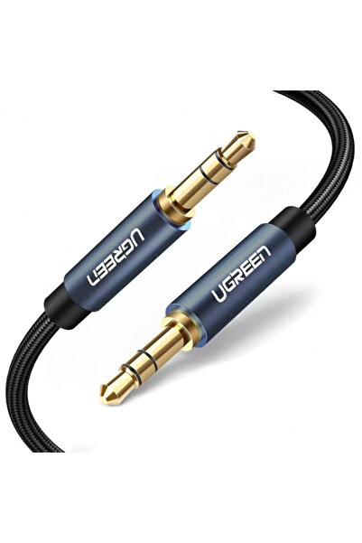 Ugreen Cablu Audio 3.5mm - 3.5mm AV112, 1m, Albastru