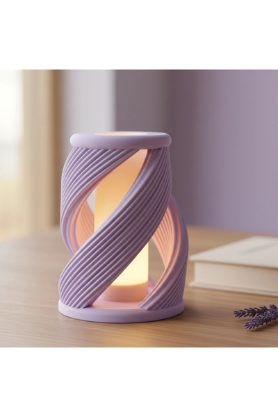 OEM Mini Lampă de veghe decorativă cu design torsadat, imprimată 3D