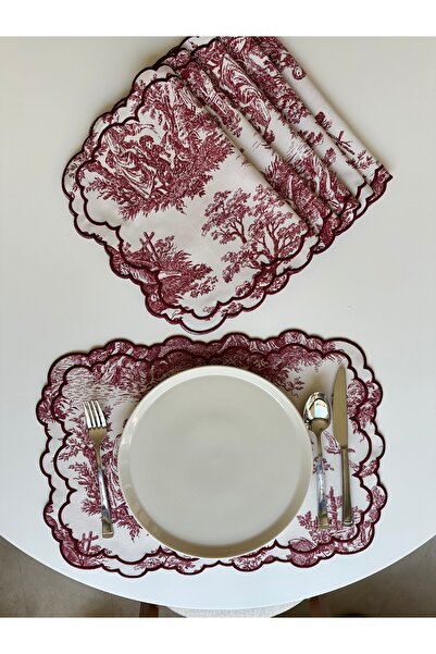 NURHAN HOME COLLECTION Σετ 6 τεμαχίων πολυτελούς αμερικανικής σερβίτσιας με σ...