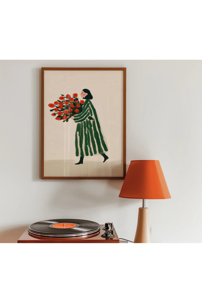 Tuba Decor One Piece Wooden Framed Painting