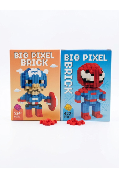DYA TİCARET 2-Pack Micro Block Building Set Superhero Set