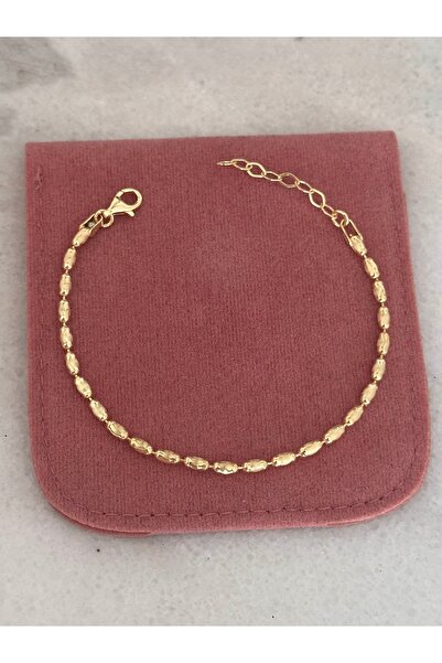 emy by emel luxury silver jewelry Altın Kaplama İtalyan Silindir Zincir Bilek...