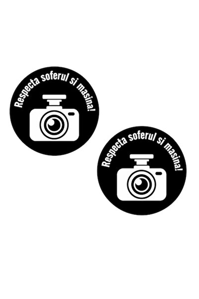 Oracal Top Bottom Set of 2 resistant stickers, do not slam the door, for taxi...