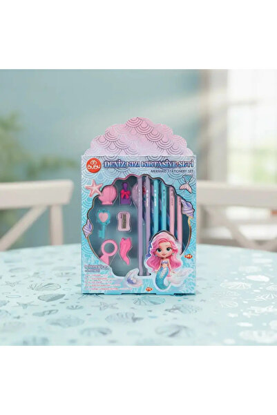 Miniso Bu-Bu Mermaid Themed Stationery Set – Magical and Complete School Prep...