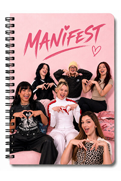 Panda Manifest A5 Side Spiral Notebook – 80 Sheets Lined Notepad School Notebook