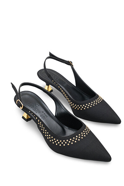 Riccon Mira Amara Women's Pointed Toe Open Back Thin Heeled Shoes 00126002