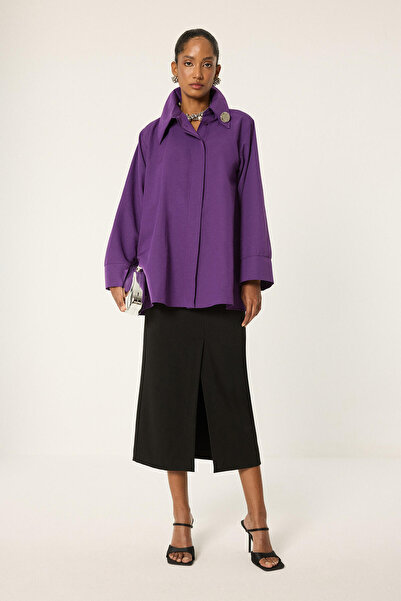 Touché Privé Asymmetric Poplin Shirt