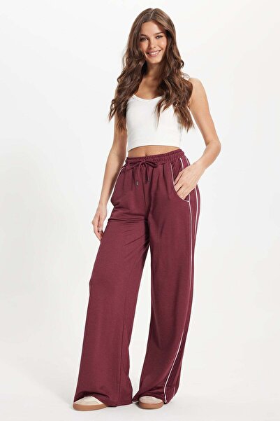 Tudors Women's relaxed fit corduroy pants with drawstring waist, elasticated ...