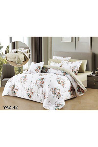 SFT Summer Royal 8 Pieces Reversible Luxury Bedspread Set for You and Your El...