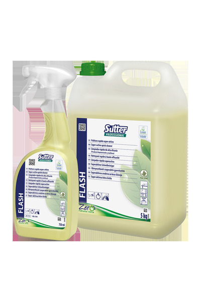 Sutter Zero Flash - Detergent cu actiune rapida, Ecologica, Certificata EU Ec...
