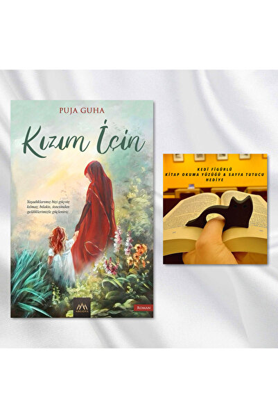 Arkadya Yayınları For My Daughter / Book Reading Ring with Cat Figure & Page ...